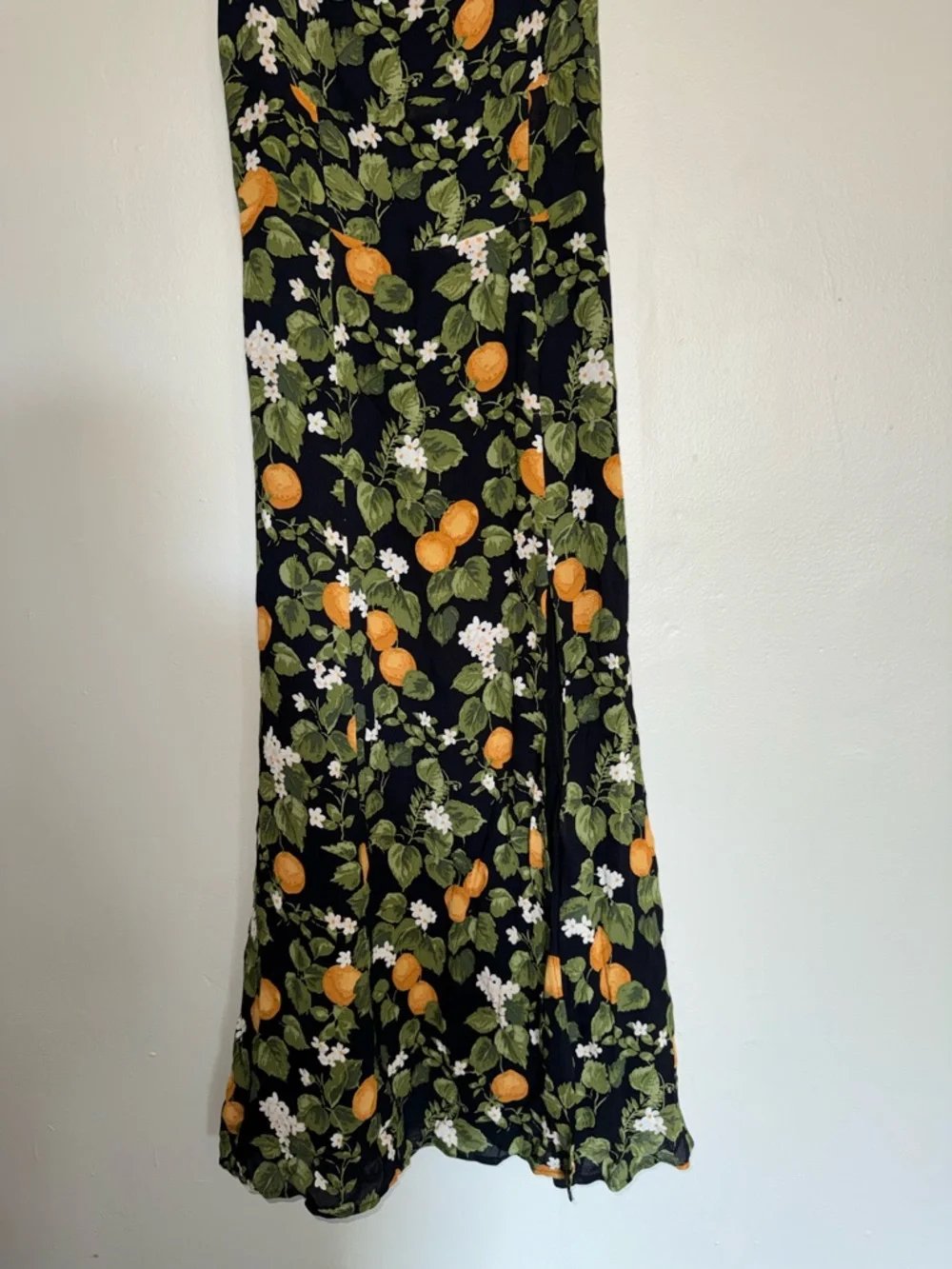 Reformation Dominique Midi Dress In Clementines Sz 4 - Picture 9 of 13